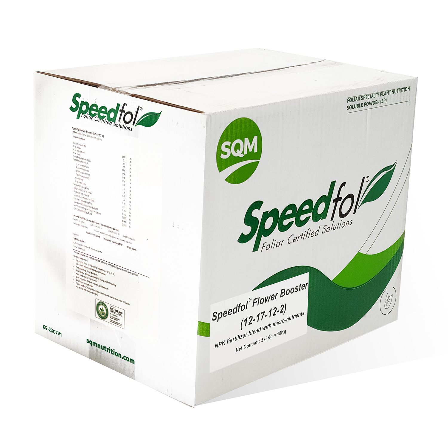 SQM NPK Fertilizer Speedfol Flower Booster 5kg